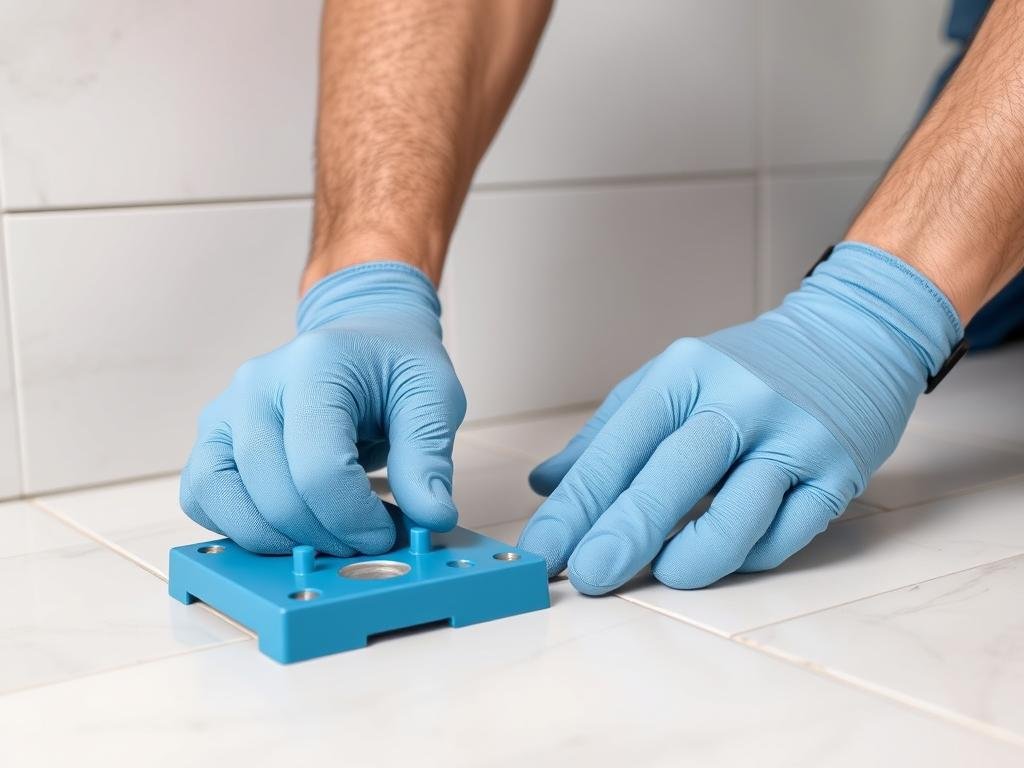 ترميم بلاط حمامات الصديق مع تقنيات حديثة