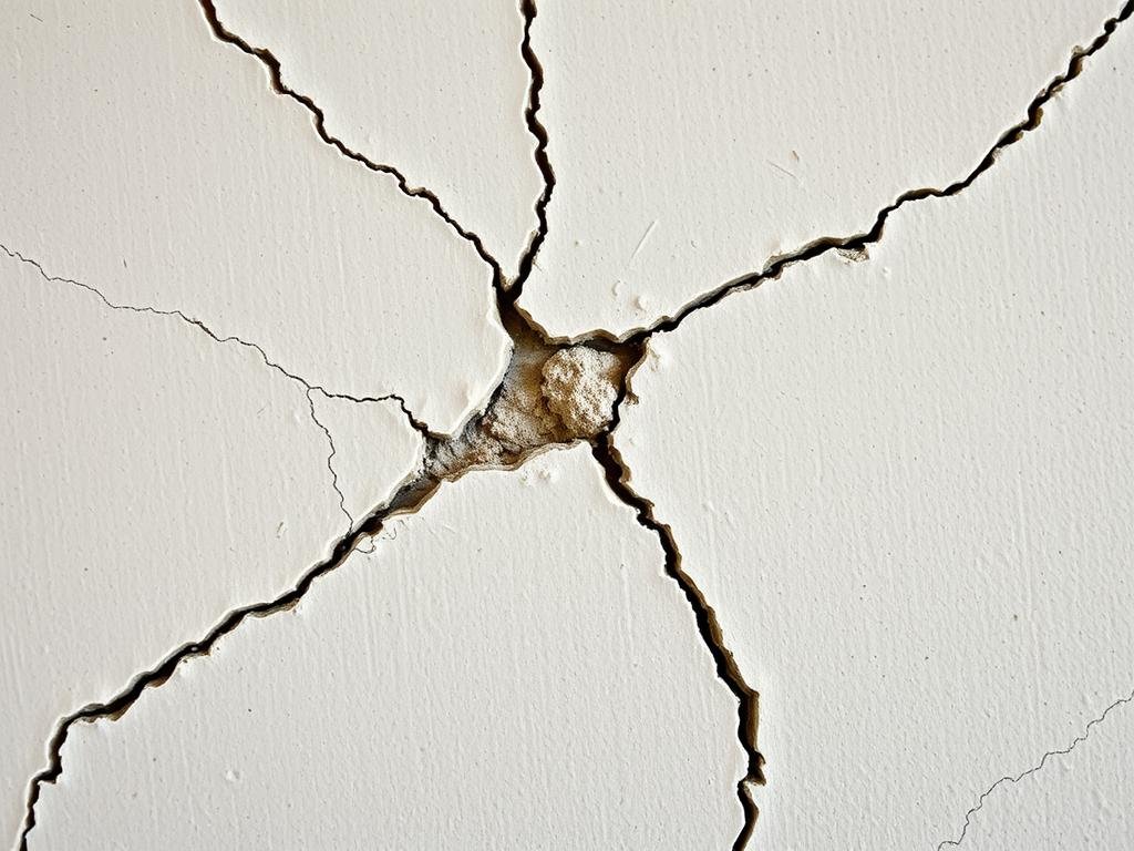 تشققات في جدران المنزل تحتاج إلى مقاول ترميمات