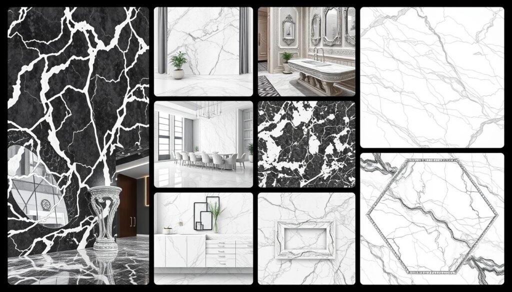 عينات من أعمال فني رخام محترف في الكويت تظهر الدقة والاحترافية