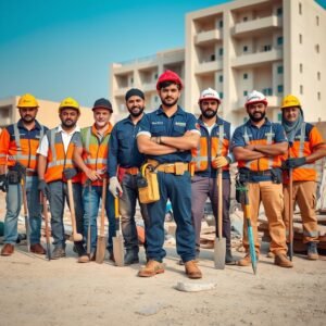 فريق عمل محترف من شركة تكسير سيراميك بالكويت