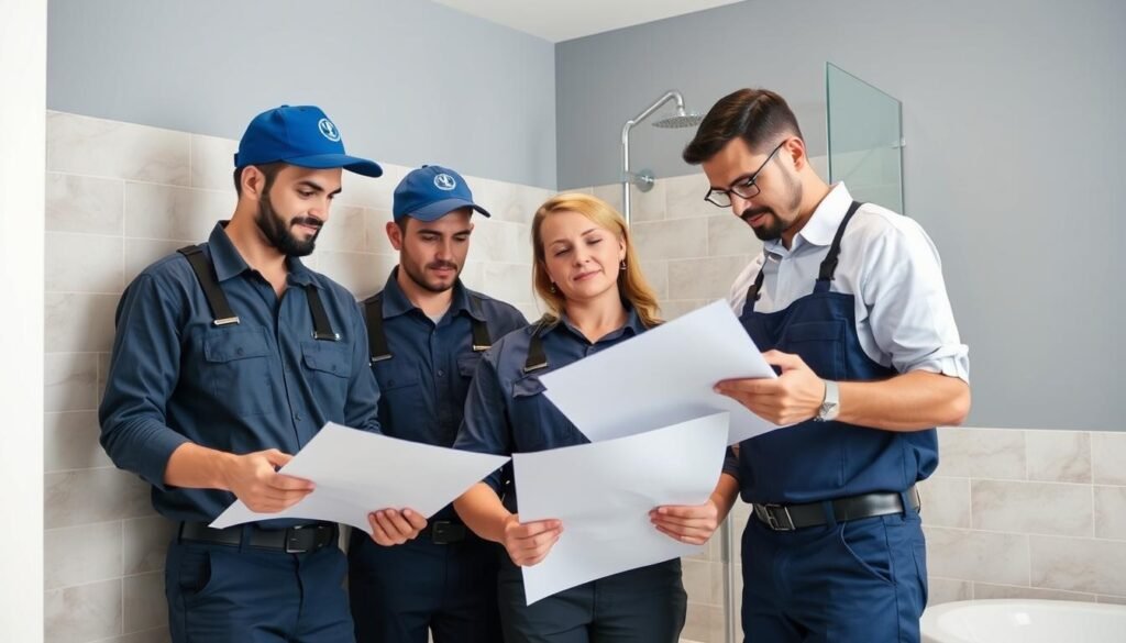 فريق فني ترميم حمامات الصديق المتخصص