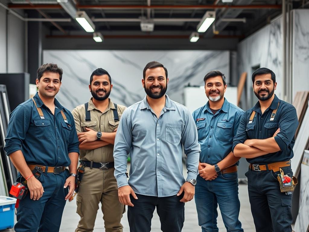 فريق فني رخام محترف في الكويت جاهز لتلبية طلباتكم