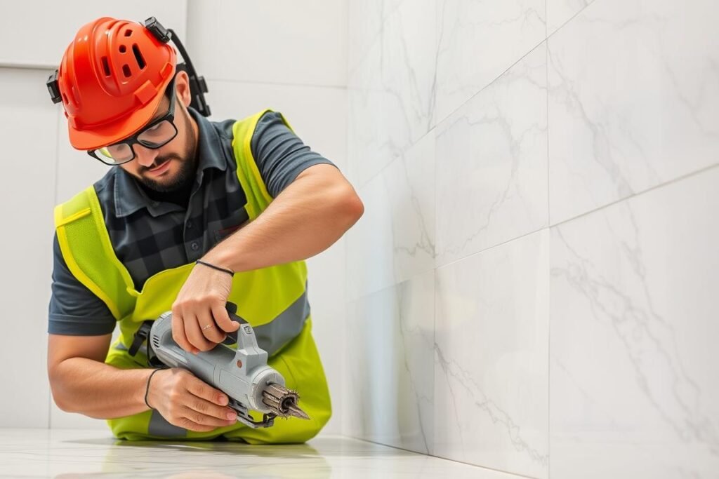 فني تركيب رخام محترف