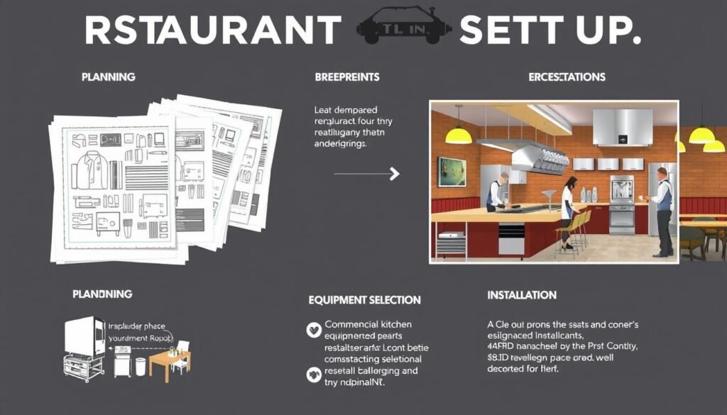 مراحل تجهيز مطاعم من التخطيط إلى التنفيذ مراحل تجهيز مطاعم من التخطيط إلى التنفيذ