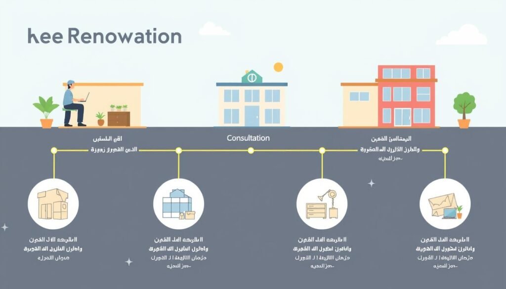 مراحل عملية الترميم مع مقاول ترميمات في الكويت