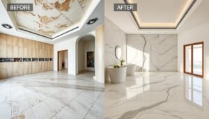 مشروع تكسير وتركيب سيراميك منجز في الكويت