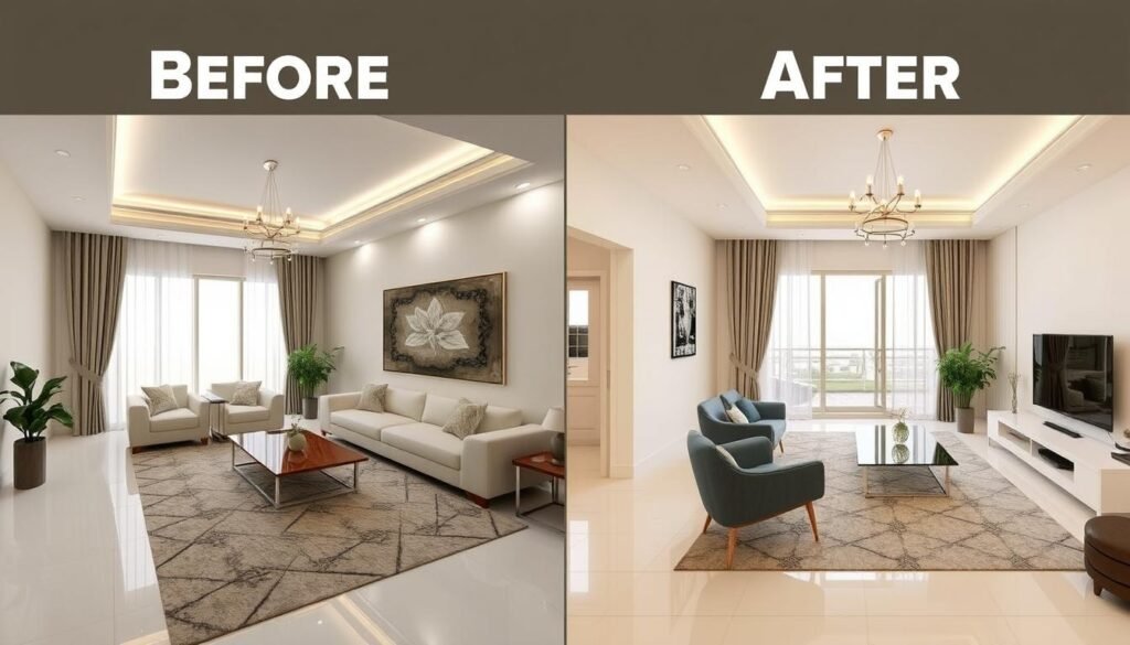 نتائج أعمال ترميم منفذة بواسطة مقاول ترميمات أبو عمار