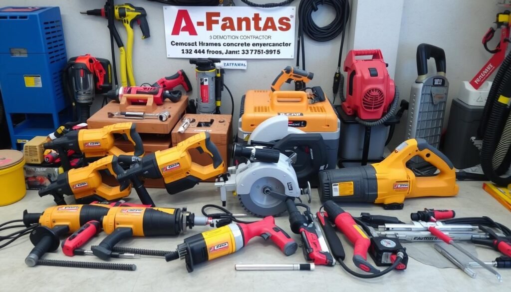 المعدات الحديثة المستخدمة من قبل مقاول تكسير الفنطاس