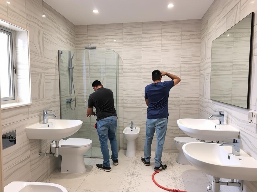 ترميم حمامات في أبو فطيرة