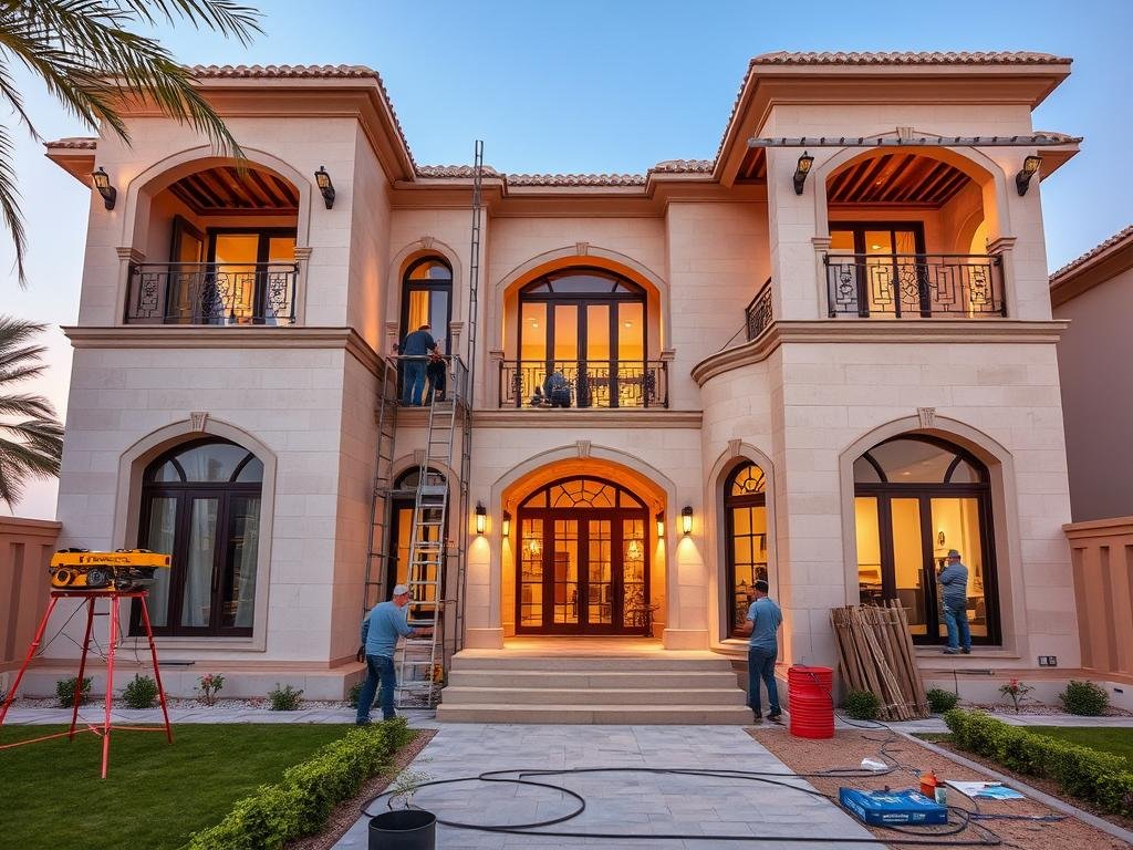 ترميم فلل في أبو فطيرة