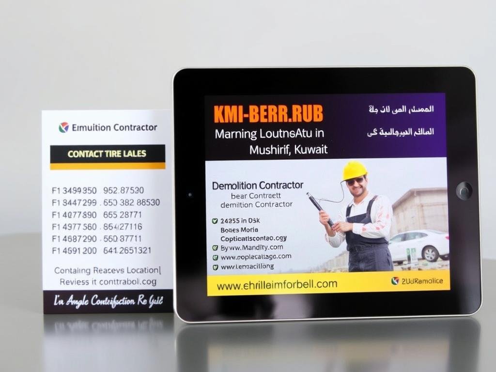 تواصل مع مقاول تكسير مشرف للحصول على الخدمة