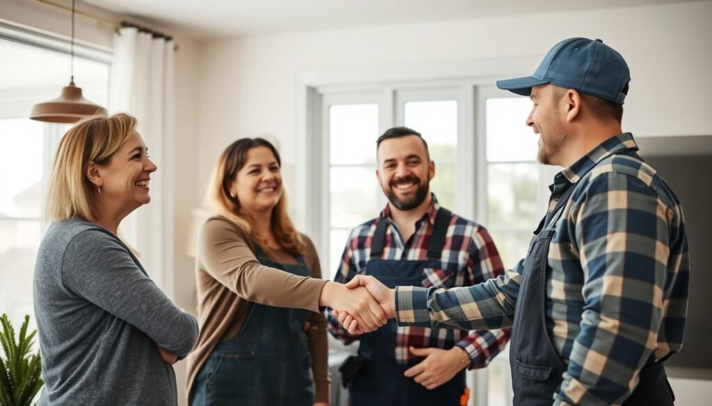 عملاء راضون عن خدمات مقاول صحي الفنطاس