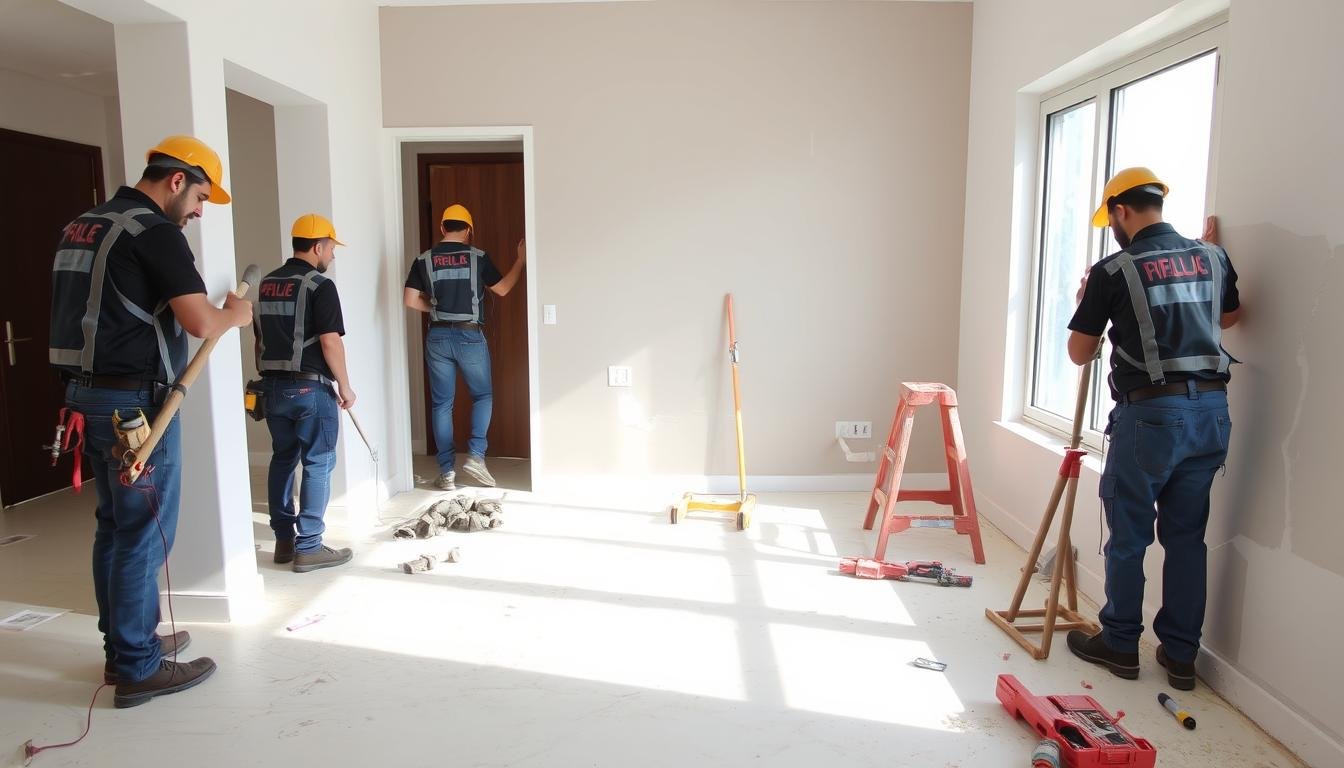 فريق عمل شركة ترميمات أبو فطيرة المحترف