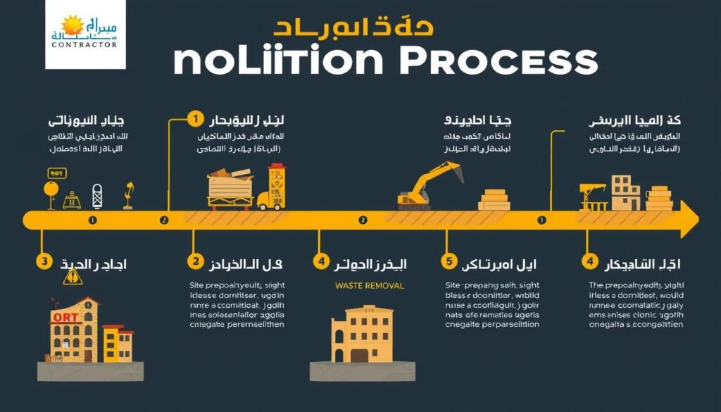 مراحل عملية التكسير والهدم مع مقاول تكسير الفنطاس