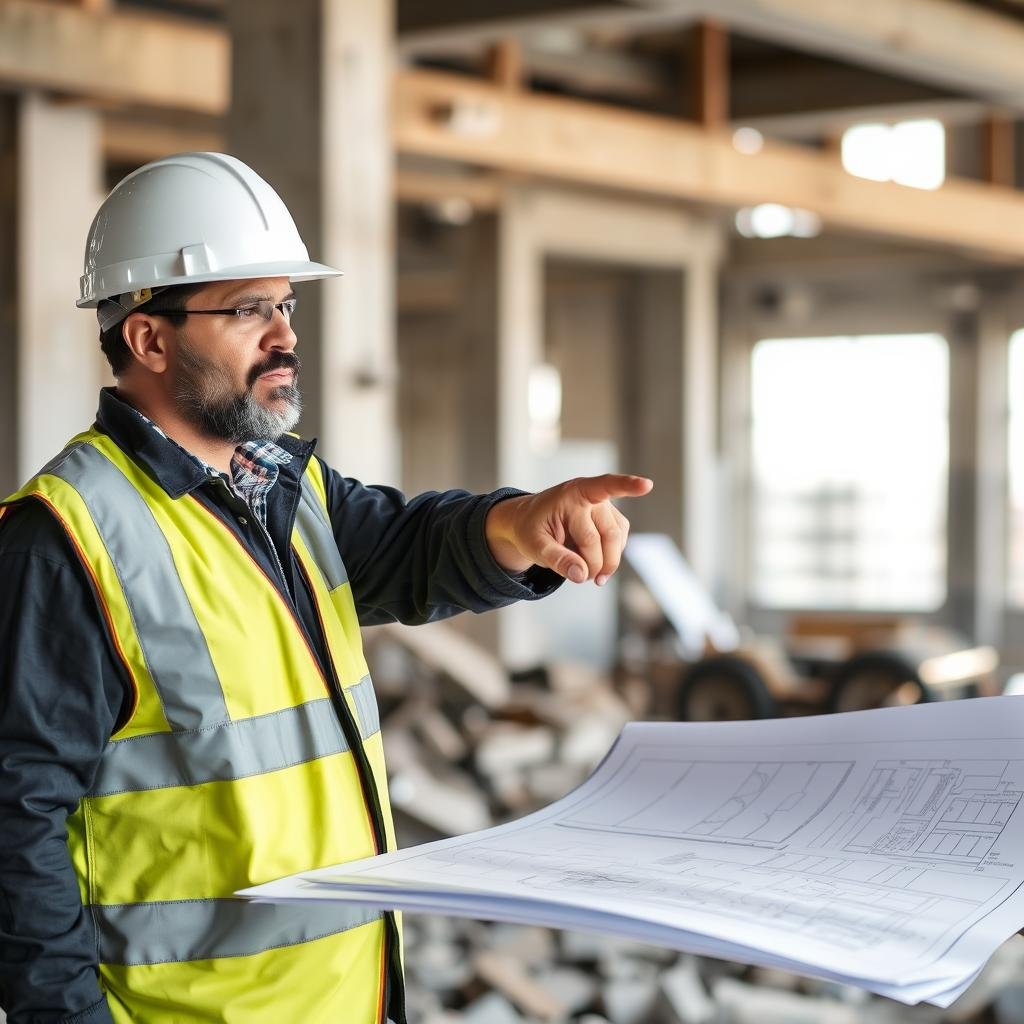 معلم تكسير مشرف ذو خبرة واسعة في أعمال الهدم