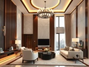 أعمال تشطيب داخلي فاخر في الكويت