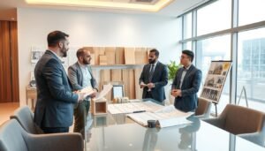 اجتماع مع مقاول ترميمات بالكويت لمناقشة تفاصيل المشروع