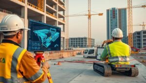 استخدام تقنيات حديثة في أعمال البناء والتشطيب