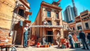 ترميم المباني في ضاحية عبدالله السالم