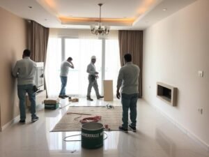 ترميم شقة سكنية في الكويت