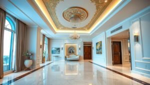 تشطيبات داخلية فاخرة لمنزل حديث في الكويت