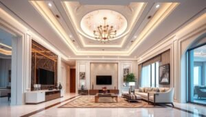 تشطيبات داخلية فاخرة منفذة بواسطة مقاول تشطيبات بالكويت