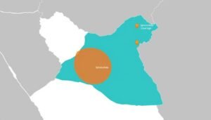 خريطة الكويت توضح المناطق التي يغطيها معلم عازل جيتاروف