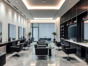 صالون عصري بعد التجديد