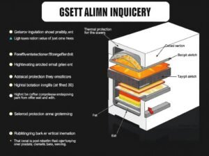 صورة توضيحية لعازل جيتاروف مع شرح لمكوناته وطريقة عمله