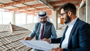 صورة لمعلم عازل جيتاروف أثناء تقديم استشارة لأحد العملاء