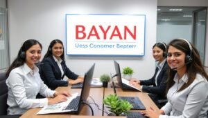 فريق خدمة العملاء لدى مقاول ترميمات بيان جاهز للرد على استفساراتك