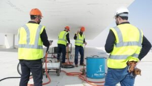 فريق شركة أبو عمار للمقاولات لعزل الاسطح في الكويت