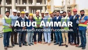 فريق عمل شركة أبو عمار للمقاولات - مقاول بناء بالكويت