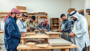 فريق عمل معلم تجديد صالونات محترف