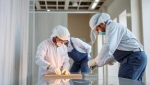 فريق عمل مقاول تشطيبات بالكويت يعمل بدقة واحترافية