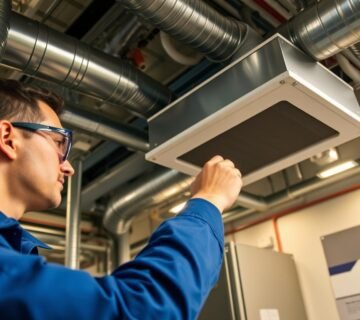 فني تهوية مركزية