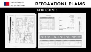 مخطط ترميم لمنزل في العدان مع تقدير التكاليف والجدول الزمني مخطط ترميم لمنزل في العدان مع تقدير التكاليف والجدول الزمني