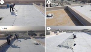 مراحل تنفيذ عزل الاسطح في الكويت