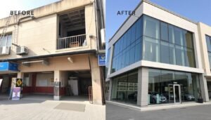 مشروع تحويل مبنى تجاري في الكويت