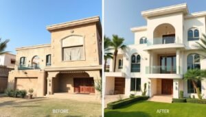 مشروع ترميم فيلا سكنية في الكويت