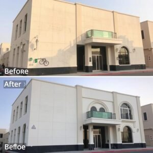 مشروع ترميم مبنى تجاري بواسطة مقاول بناء بالكويت