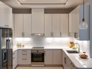 مطبخ عصري تم تجديده بواسطة أفضل مقاول ترميمات