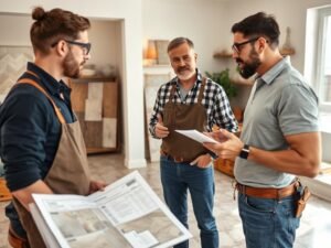 مقاول تركيب سيراميك يجيب على استفسارات العميل