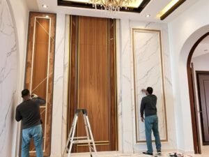 مقاولات عامة - أعمال تشطيب داخلي لمنزل حديث