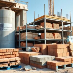 مواد بناء عالية الجودة يستخدمها مقاول بناء محترف