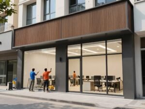 ترميم مبنى تجاري في الكويت