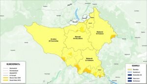 خريطة مناطق تغطية خدمات المقاولات في الكويت