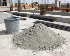 مواد الخرسانة الجاهزة وحديد التسليح